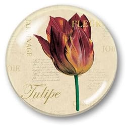 French Tulip - Crystal Dome Paperweight