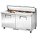 True TSSU-60-16 Sandwich/Salad Prep Table for 16 Pans - Two Door, 60"W