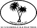 EMERALD ISLE-PALM TREES Oval Bumper Sticker