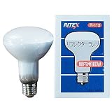 ライテックス(RITEX) 白熱球替球100W 白 R-113