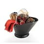 Chimney 47144 Woodfield Coal Hod Sampler With Golves. Contains Magical Color Cones Pine Cone Fire Starters Southern Fatwood and 13 Inch Woodburner Fts Red Leather Gloves