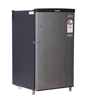 Videocon VC090PSH-FDW Direct-cool Single-door Refrigerator (80 Ltrs, Silver Hairline)