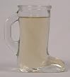 Clear Glass Boot-Shaped Shot Glass
