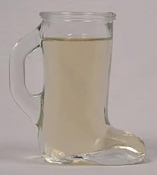Clear Glass Boot-Shaped Shot Glass