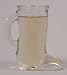 Clear Glass Boot-Shaped Shot Glass