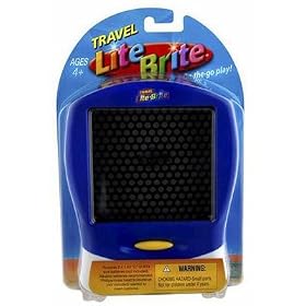 Lite Brite Purple Travel Game