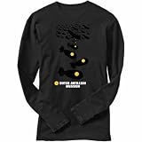 T-Shirt Long Sleeve Dark Silver  Dutch Antillean Invasion !  Netherlands Antilles Country