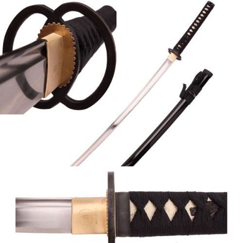Ace Martial Arts Supply Samurai Fully Handmade Razor Sharp Musashi Katana Sword