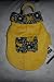 Dickens' Closet Garden Party Blanket Corduroy / Fleece REVERSIBLE Dog Pet Coat Yellow Flower Small S