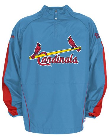 St. Louis Cardinals Light Blue 2010 Cooperstown Cool Base Gamer Jacket