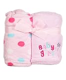 Cutie Pie "Baby Boy" 2-Pack Blankets - pink, one size