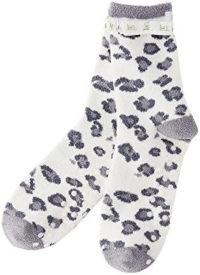 KN Karen Neuburger Animal Printed Slipper Socks With Grippers
