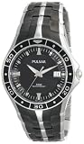 Pulsar Men's PXH637 Dress Sport Black Ion-Plated Finish Watch