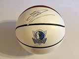 Dallas Mavericks DIRK NOWITZKI Signed Autographed Logo Basketbal COA