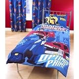 TRANSFORMER ROBOT PANEL SINGLE DUVET + FREE LARGE FLEECE BLANKET BUNDLE
