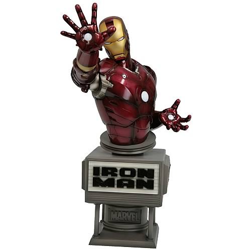 Childrens Toyshop  Toys : Iron Man Movie: Fine Art Bust