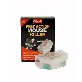 Rentokil PSF135 Fast Action Mouse Killer Twin