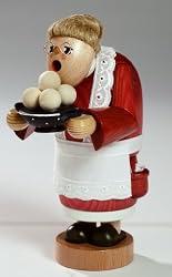 Christmas Smoker - Grandmother with Dumplings (17cm / 7 in)