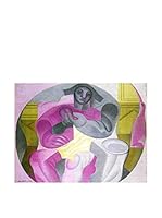 Especial Arte Lienzo Sitting Harlequin - Juan Gris Multicolor