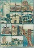 Vintage San Francisco Mighty Magnets Set of 10 magnets