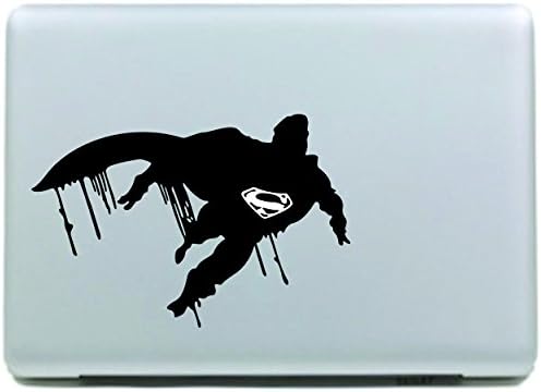 ATJC Superman flying Removable Vinyl Decal Sticker Skin for Apple Macbook Pro Air Mac 13" inch / Unibody 13 Inch Laptop