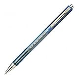 Retractable Pen, Refillable, Nonslip Grip, .7mm, Blue Ink, Sold as 1 box(12 per box)