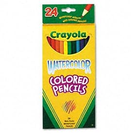 Binney and Smith Crayola(R) Watercolor Pencils, Set Of 24 Colors by Binney & Smith