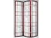3-Panel Cherry Wood Screen/Room Divider By Acme Furniture