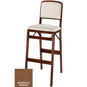 Rushmore Folding Bar Stool Set Cherry Bordeaux Marqui by Home Decorators Collection