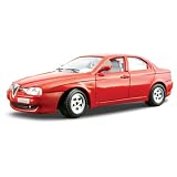 Alfa Romeo 156 Red 1:24 Diecast Model Car Bburago by Bburago