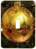 Light Switchplate Cover - Single Toggle - Metal-Designer Switch Plate: Christmas - Xmas - (SCSXM-009)