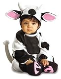 Rubies Costume Co. EZ-On Romper Costume, Cozy Cow, 6 to 12 Months