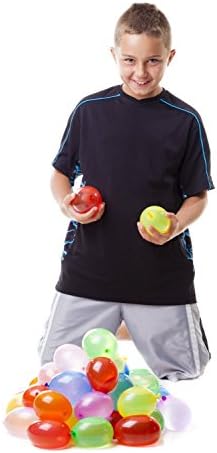 Water Balloons Bulk FabQuality(TM) 111 Baloons Per Minute BONUS Water Games eBook! 100 Water Balloons in One Minute As Seen on TV for Children 111 Self Sealing Balloons 60 Seconds Bunch Oh Balloons
