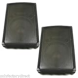 New Karaoke DJ PA Band Pro Audio 12 &acute; Two Way Monitor Stage Speaker Pair 12MO1 - B002BOM4B6