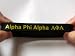 Alpha Phi Alpha Silicone wristband