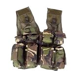 Kids Camouflage Combat Vest - Woodland
