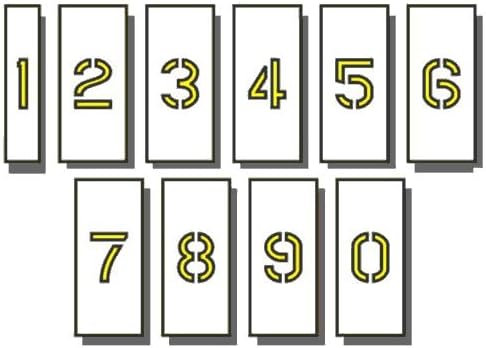 8 " number kit. MAXI