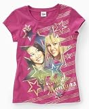 Hannah Montana Girls Studded Foiled Screenprint Tee