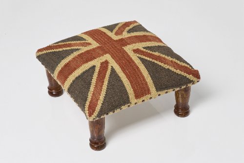 Kare 75635 Hocker Union Jack Vintage 40 x 40 cm