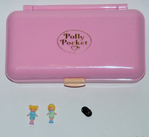 Complete 1990 Polly Pocket Pretty Hair Compact Play-set Comb Mirror Barrettes (Retired) Amazon.com