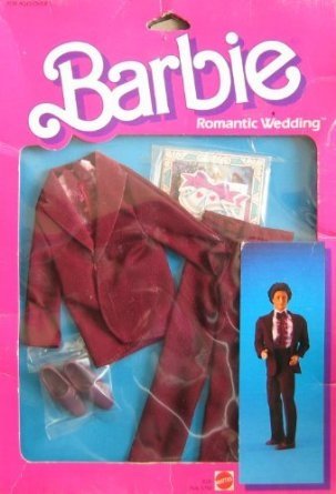 Barbie Fashion KEN Wedding Groom Suit 1986 Mattel