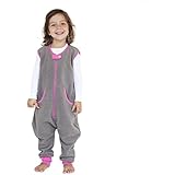 Baby Deedee Kicker Sack With Feet Sleep Bag, Slate, 2-4t