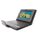 Poetic KeyBook Bluetooth Keyboard Case for Kindle Fire HD 7.0 Black