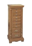 Powell Oak Jewelry Armoire
