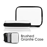 CaseCrown Brushed Granite (White) Hard Cover Case for Garmin nuvi 1450 5-Inch Portable GPS Navigator