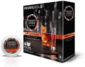 Keurig Kold Union Street Lounge Cocktail Mixers, Old Fashioned (Box of 4 Pods) by Keurig Kold