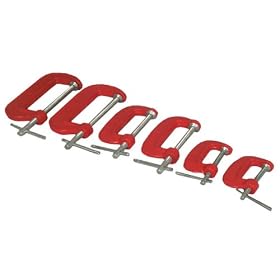 HDC 6 Piece C Clamp Set by