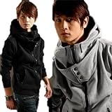 [エスピーエムエフ]SP-MF- 裏 起毛 ボリューム ネック デザイン スウェット パーカー 羽織るだけでお洒落