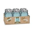 Ball Jar Heritage Collection Pint Jars with Lids and Bands, Set of 6