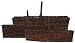 Country Hand Woven Rectangle Sapling Baskets Set / 3, Large=30"L x 13.5"W x 15 1/2"H